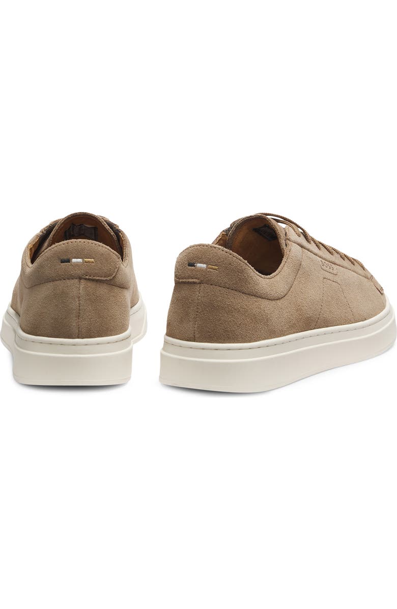 BOSS Kieran Suede Low Top Sneaker, Alternate, color, Medium Beige