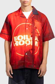 PLEASURES x Boiler Room Oversize Camp Shirt