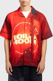 PLEASURES x Boiler Room Oversize Camp Shirt