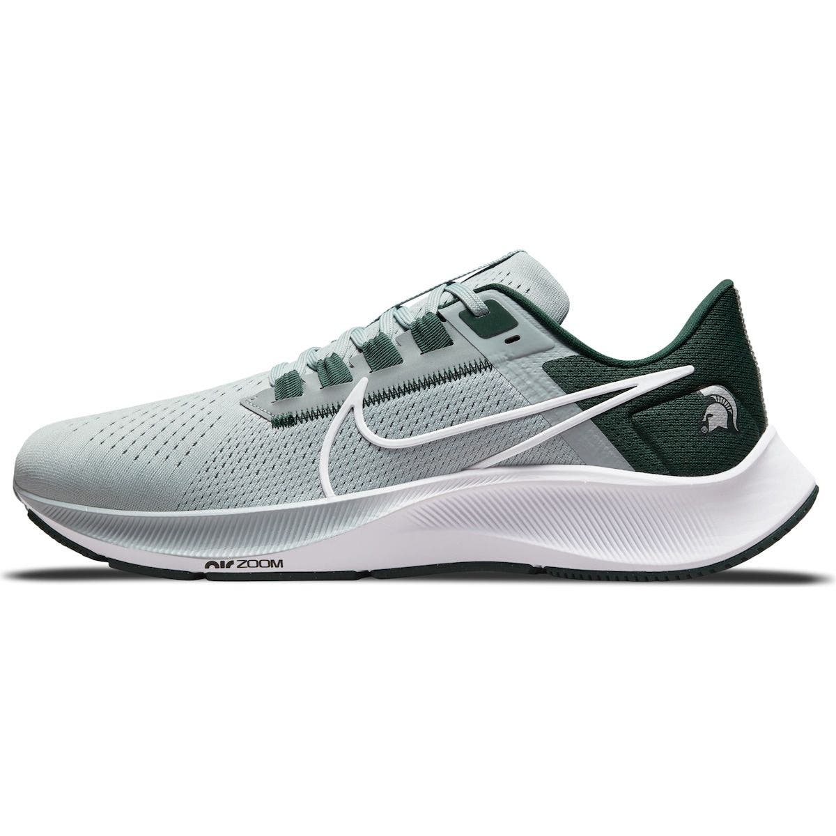 Nike Unisex Nike Gray Michigan State Spartans Zoom Pegasus 38 Running Shoe, Alternate, color, 