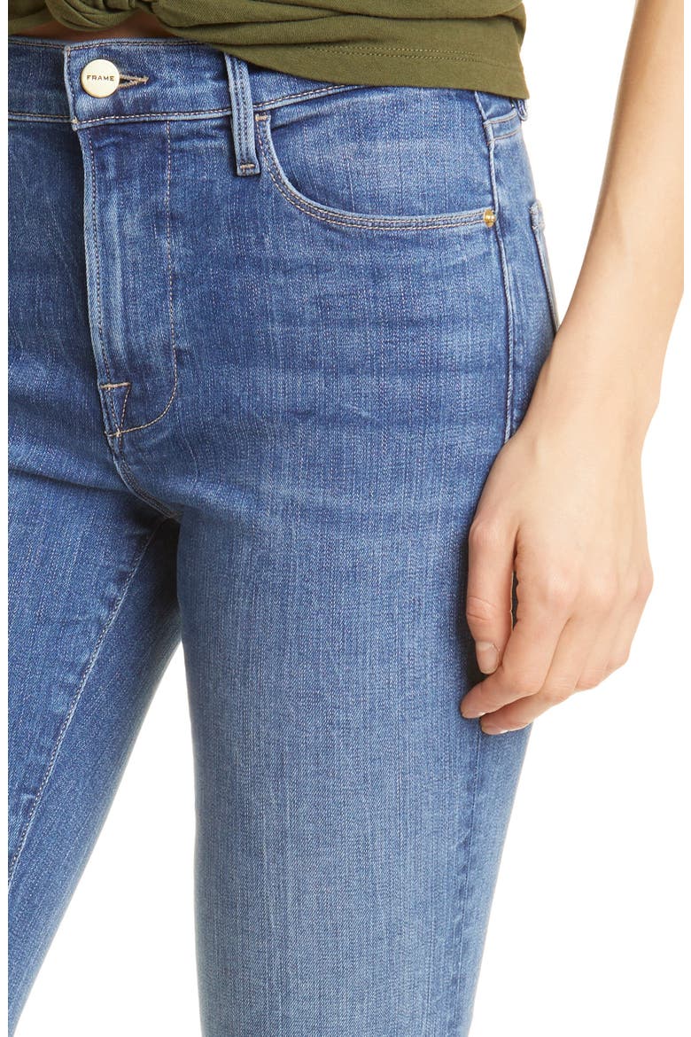 Le High Waist Flare Jeans, Alternate, color, ASHTON