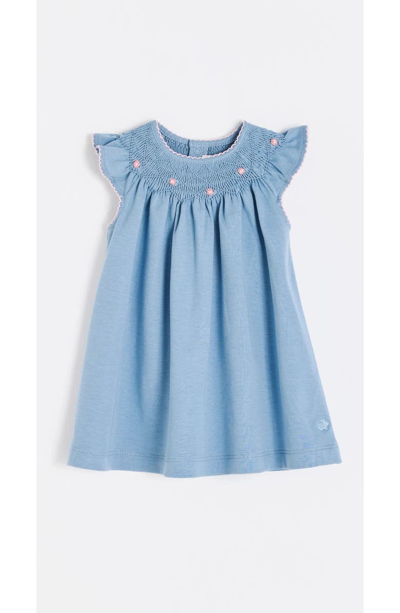 Babycottons Peony Dress for Infant, Main, color, Light-Blue