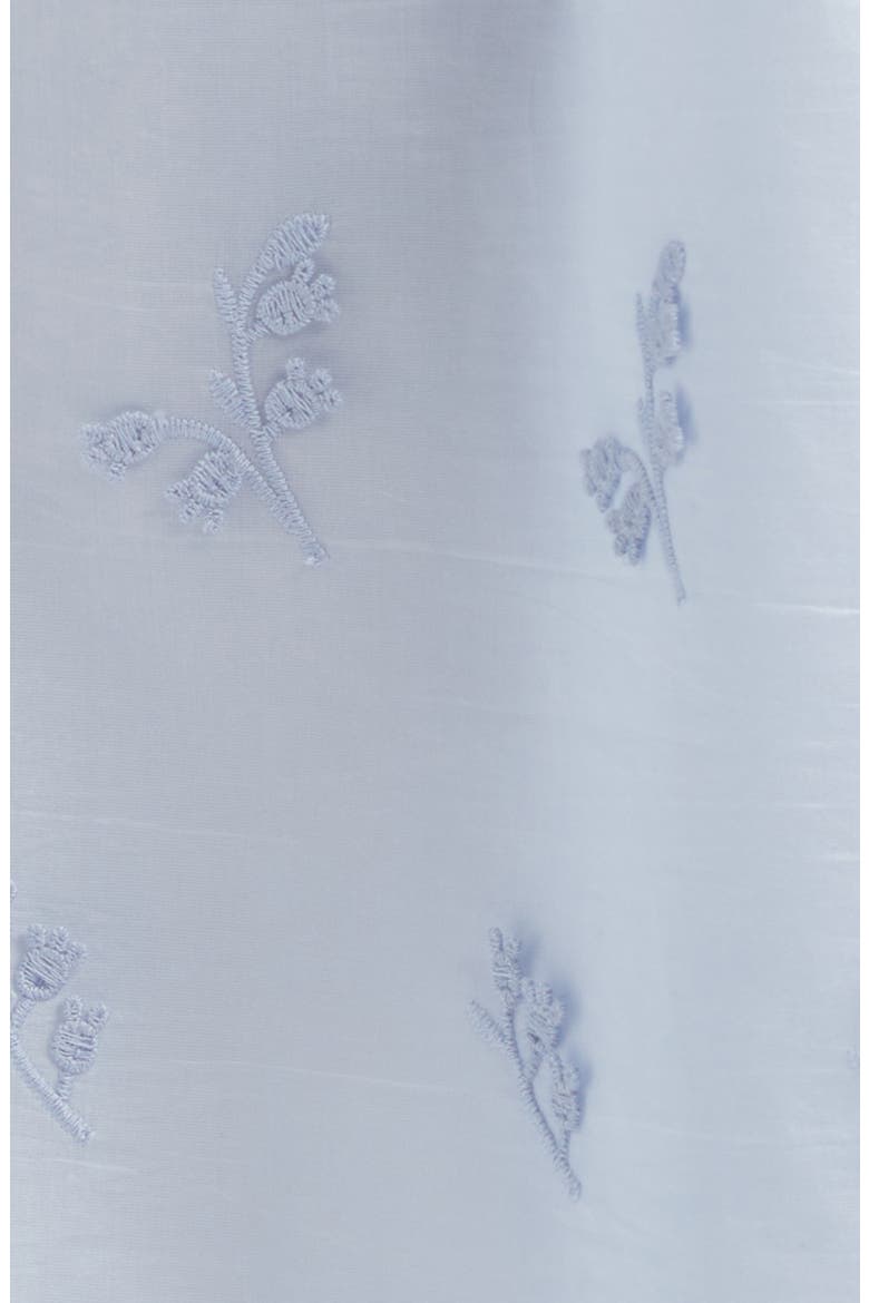 Carmel Embroidered Long Sleeve Shirtdress, Alternate, color, 000438 GLACIAL BLUE