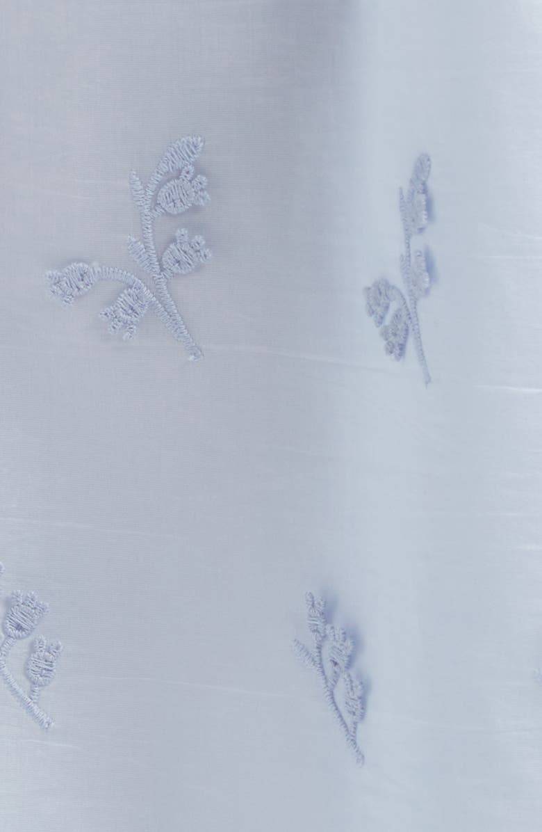 Altuzarra Carmel Embroidered Long Sleeve Shirtdress, Alternate, color, 000438 Glacial Blue