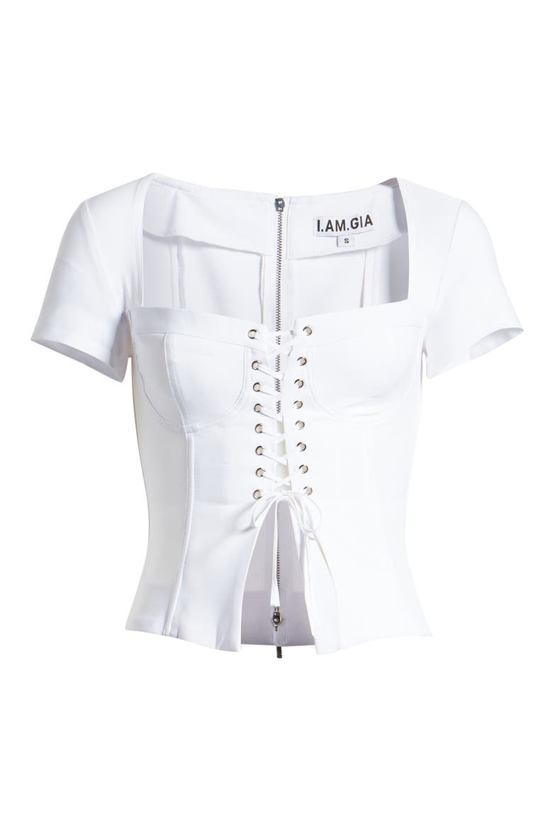Evita Top, Alternate, color, WHITE