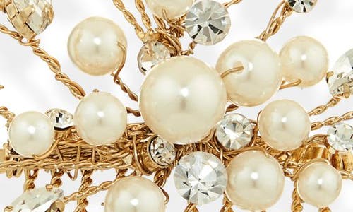 Brides And Hairpins Brides & Hairpins Ziva Austrian Crystal & Faux Pearl Hair Comb