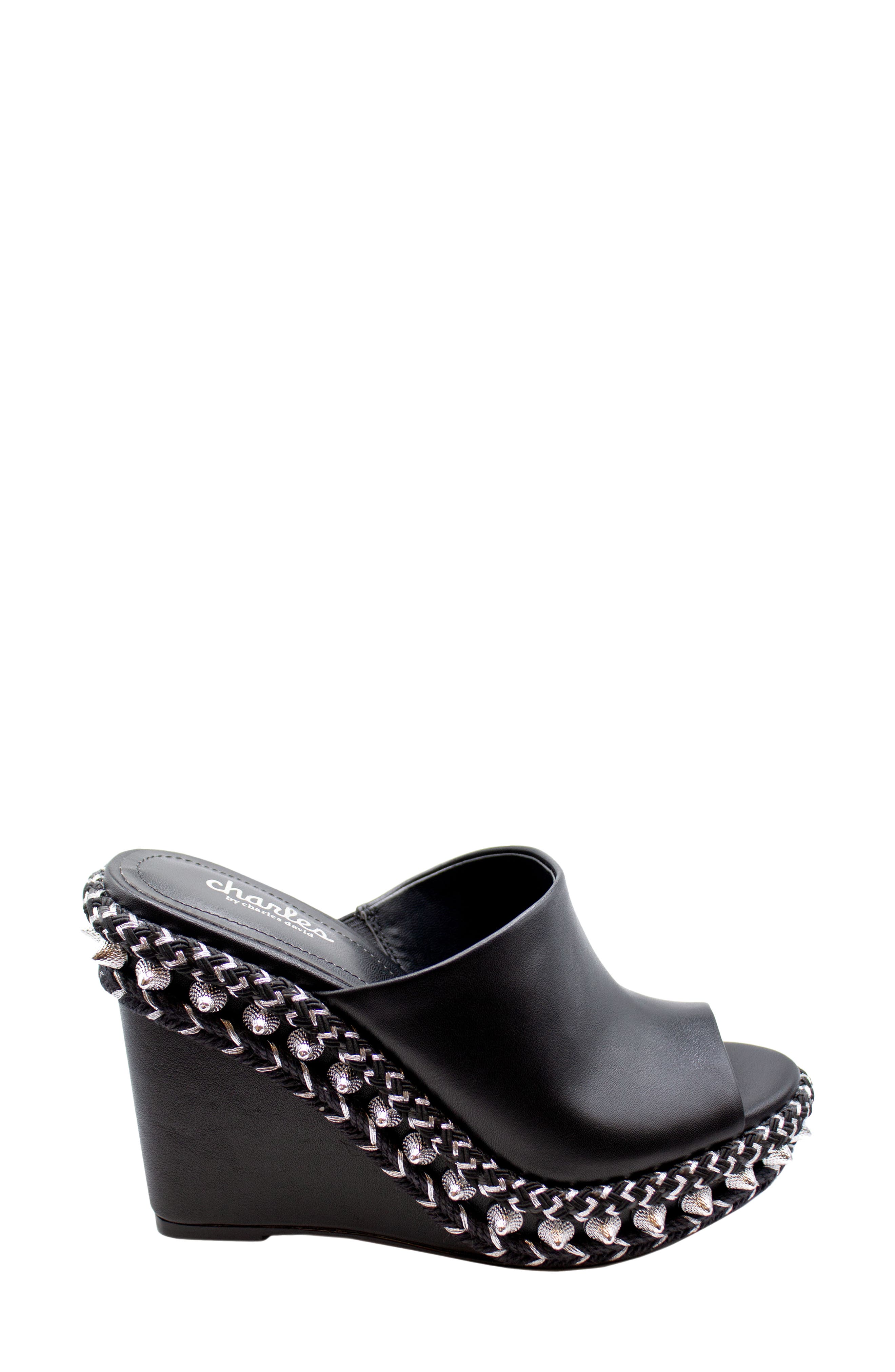Haider Platform Wedge Sandal, Alternate, color, BLACK