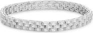 Nordstrom Cubic Zirconia Baguette Stretch Bracelet
