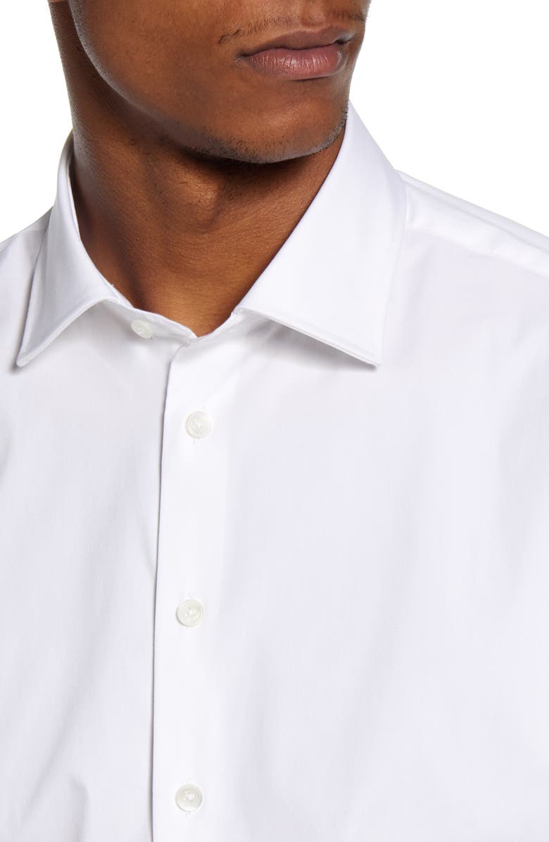Thomas Pink Slim Fit Stretch Poplin Dress Shirt, Alternate, color, 