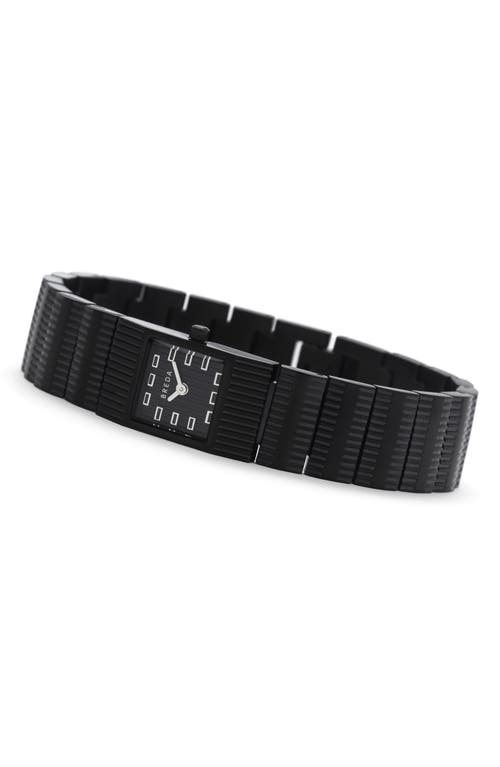 Breda Groove Square Bracelet Watch, 16mm