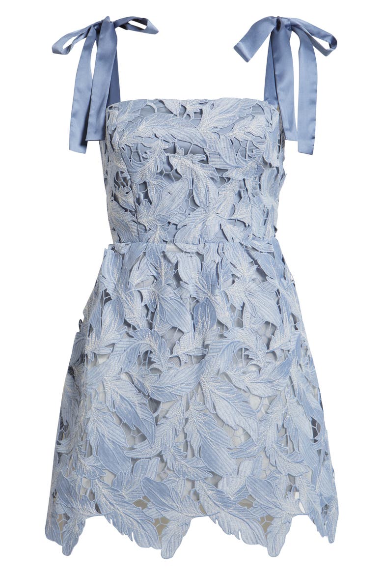 Micah Lace Minidress, Alternate, color, PERIWINKLE