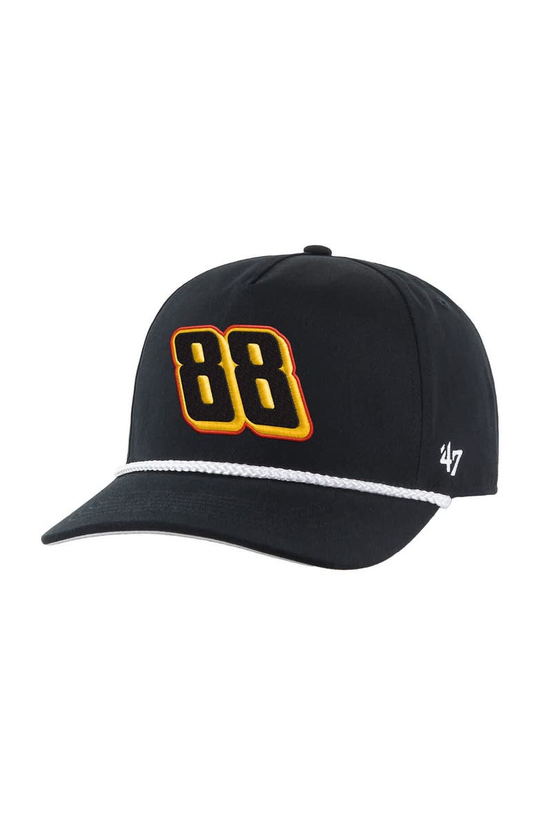 '47 Men's '47 Black Connor Zilisch Hitch Rope Adjustable Hat, Alternate, color,