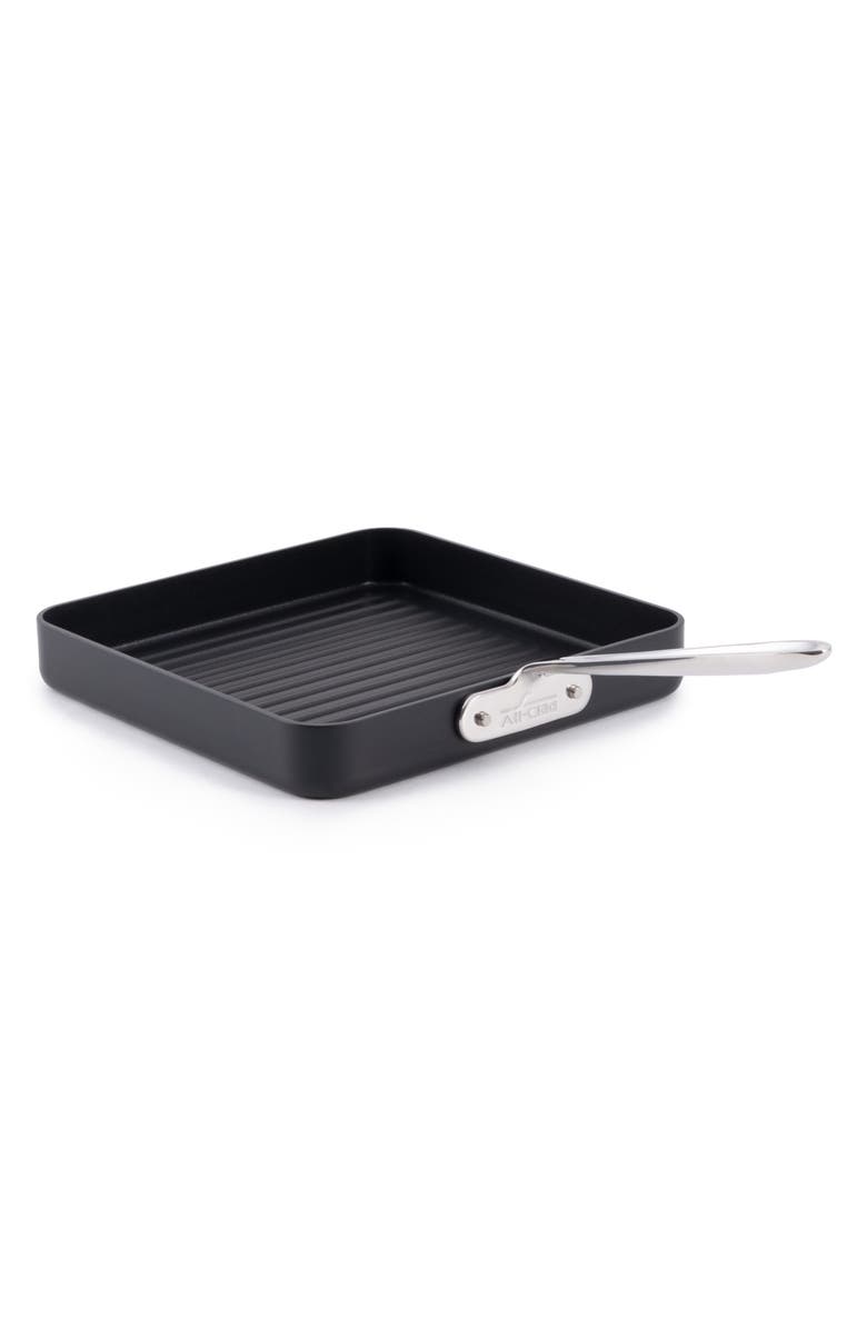 All-Clad HA1 Expert Hard Anodized Nonstick 11 inch Grill Pan, Main, color, 