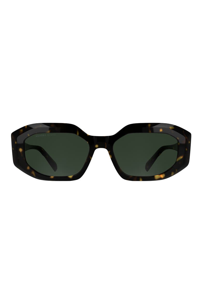 Danielle 53mm Sunglasses, Main, color, DARK TORTOISE