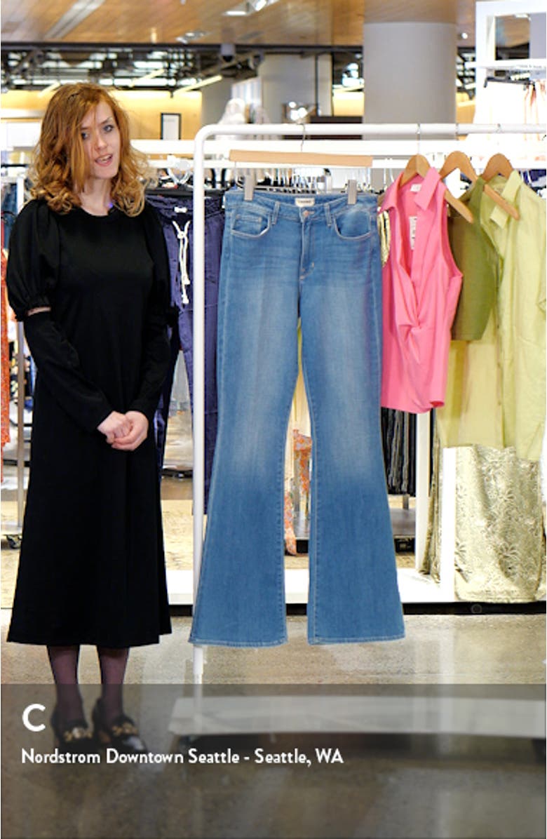 Bell High Waist Flare Jeans, sales video thumbnail