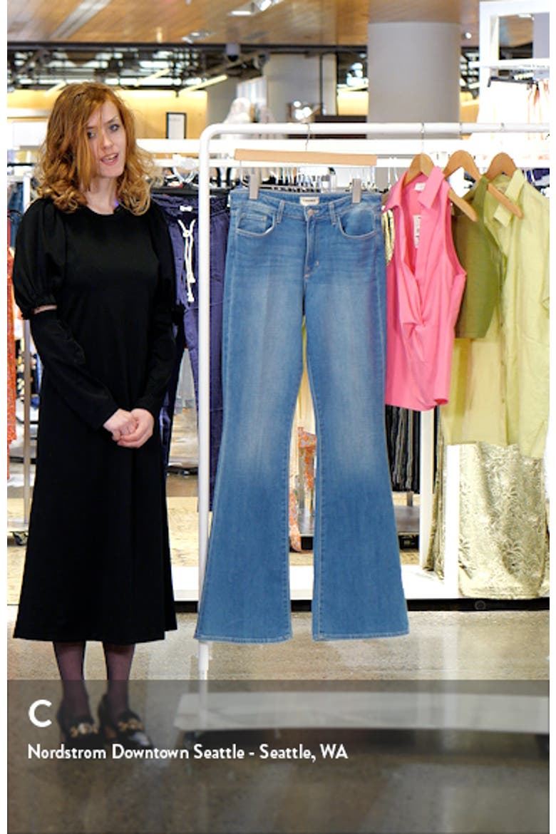 Bell High Waist Flare Jeans video