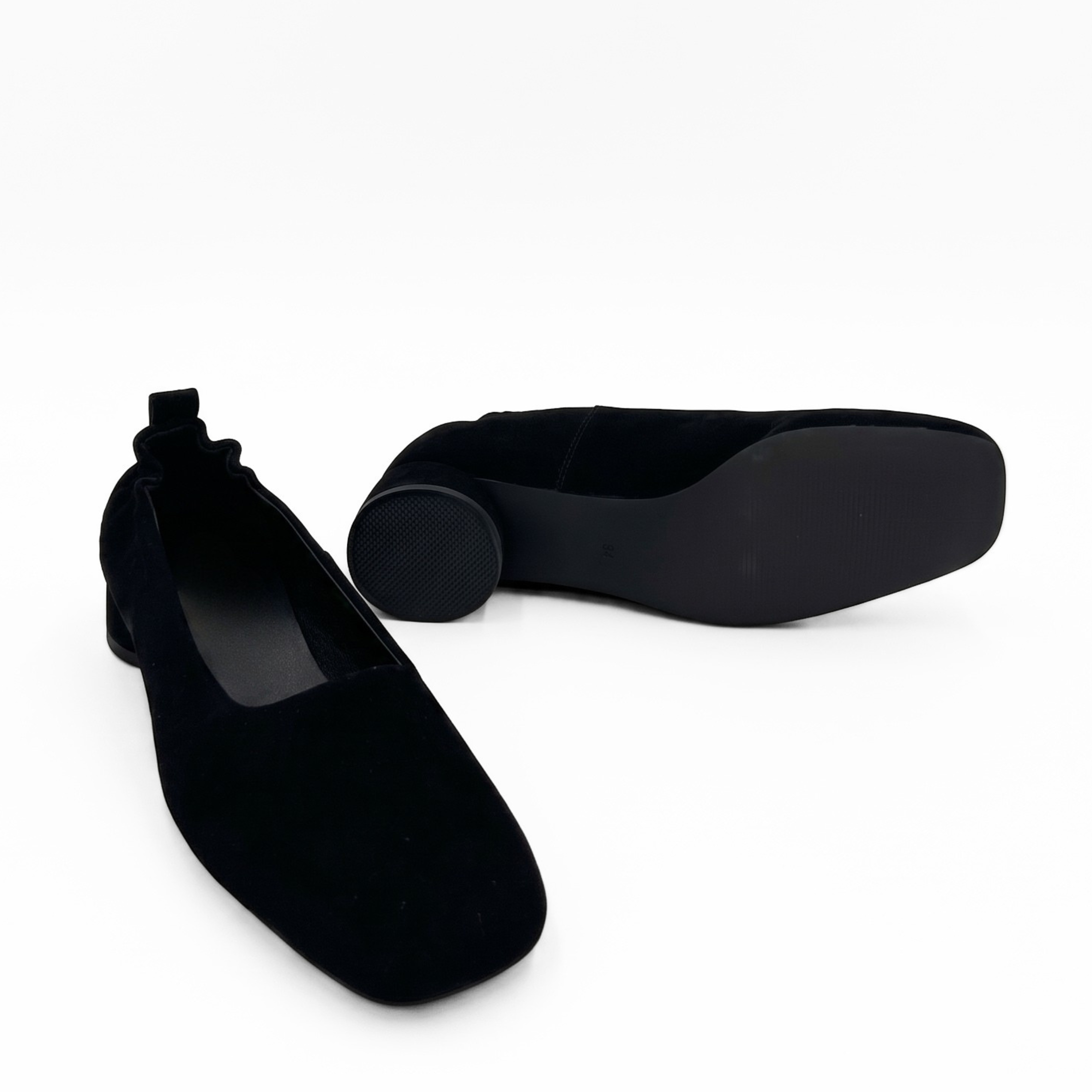 Planner Suede Mini Block Heel, Alternate, color, Black