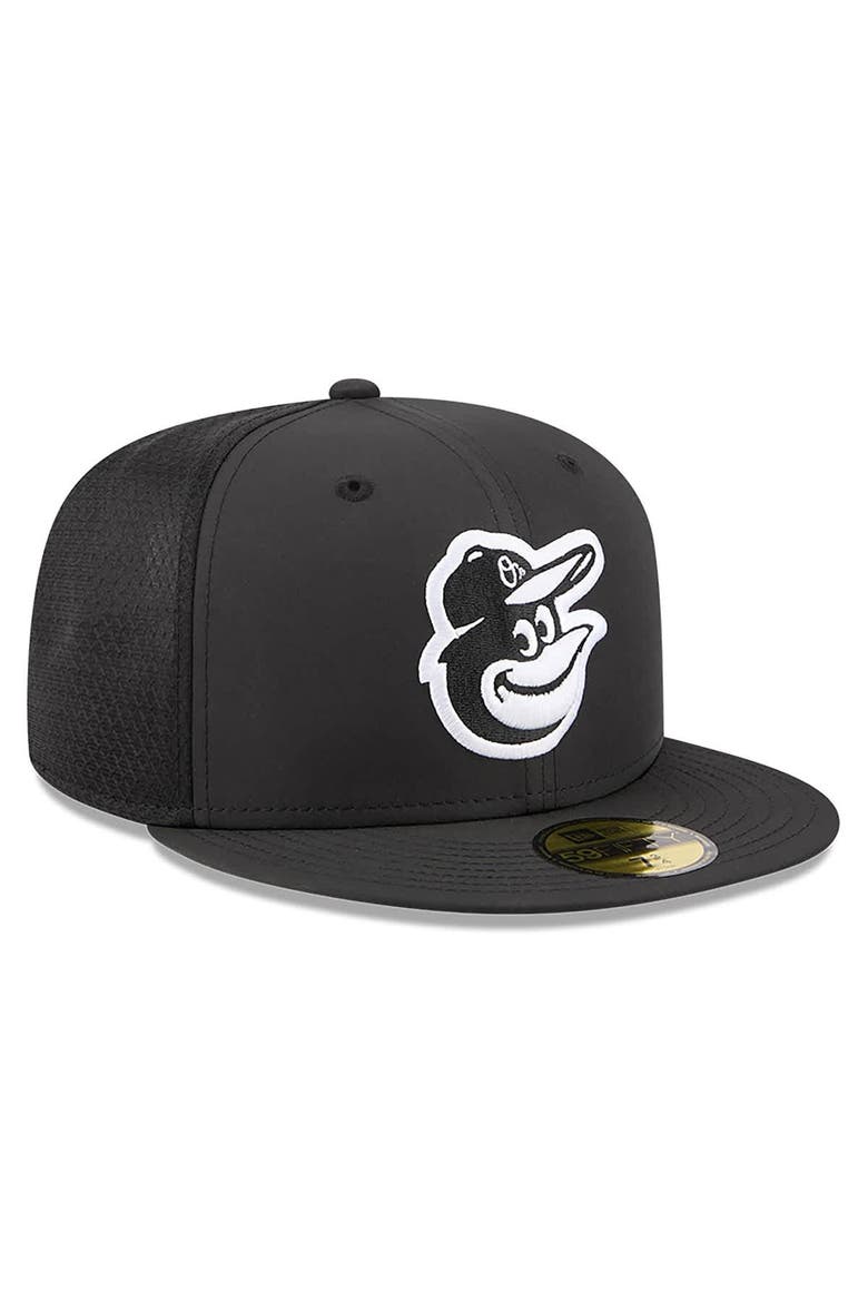 Men's New Era Black Baltimore Orioles 2026 Batting Practice 59FIFTY Fitted Hat, Alternate, color, Black