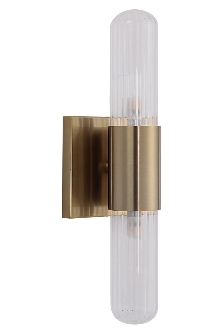 Chiara 2-Light Ribbed Wall Sconce, Main, color, NO COLOR