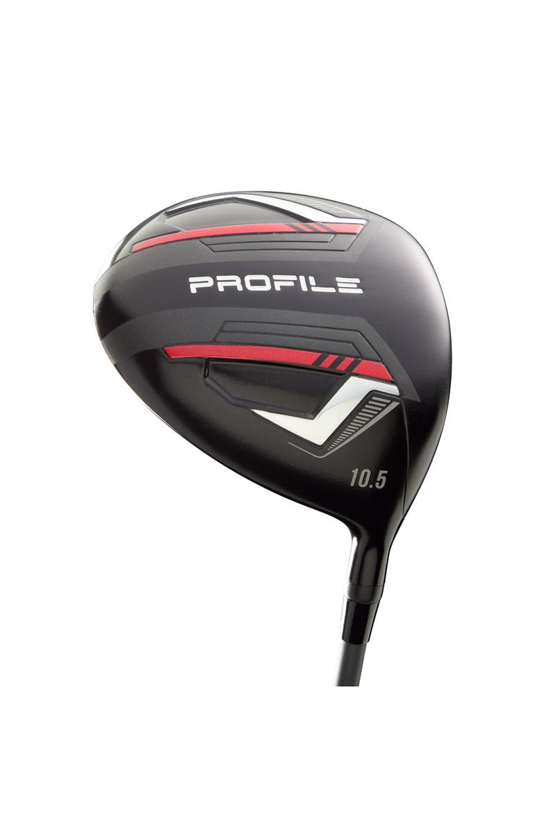 WILSON Profile Senior 11 Piece Mens Right Hand Golf Complete Set - Cart Bag - Standard / Regular, Alternate, color, Red/Grey/Black