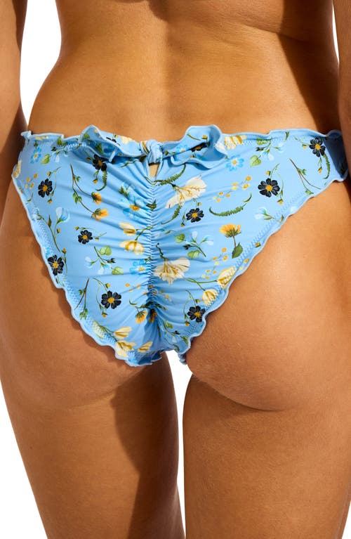 Seafolly Womens Powder Blue Modern Romance Hipster Bikini Bottoms In Blue