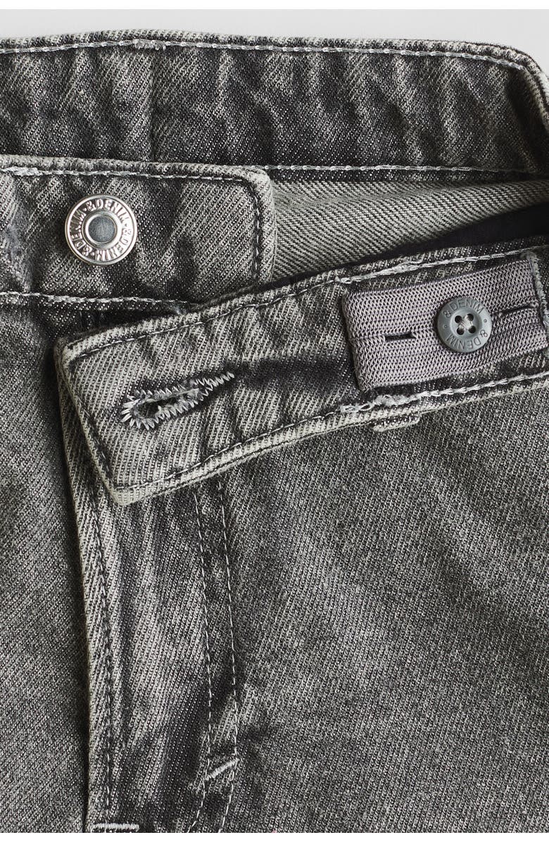 H&M Denim Carpenter Shorts, Alternate, color, Dark Gray