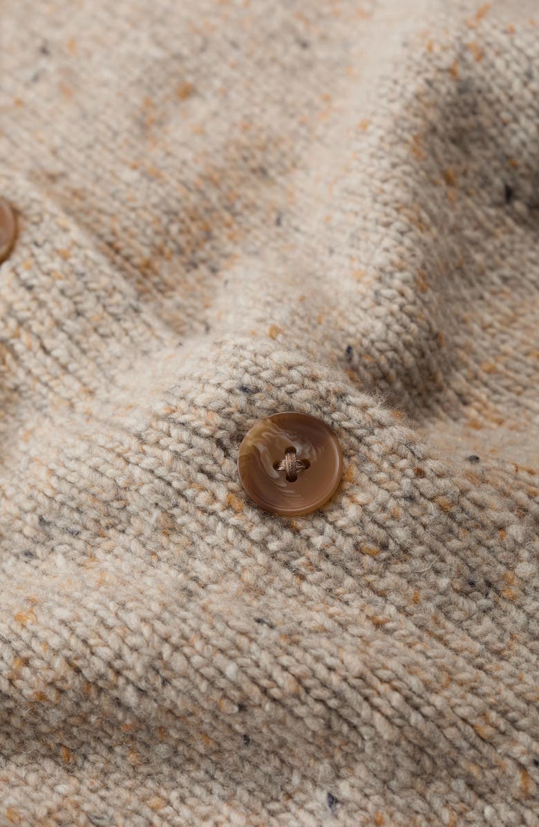 Seasalt Cornwall Dawson Pick Merino Wool Blend Cardigan, Alternate, color, Knit Melange Birch