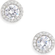 NORDSTROM RACK CZ Pavé Button Stud Earrings