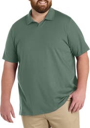 Oak Hill by DXL Big & Tall 37.5® Technology Notched Performance Polo Shirt