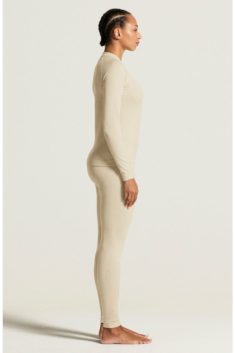 Warm Comfort Performance Long Sleeve T-Shirt, Alternate, color, PLASTER