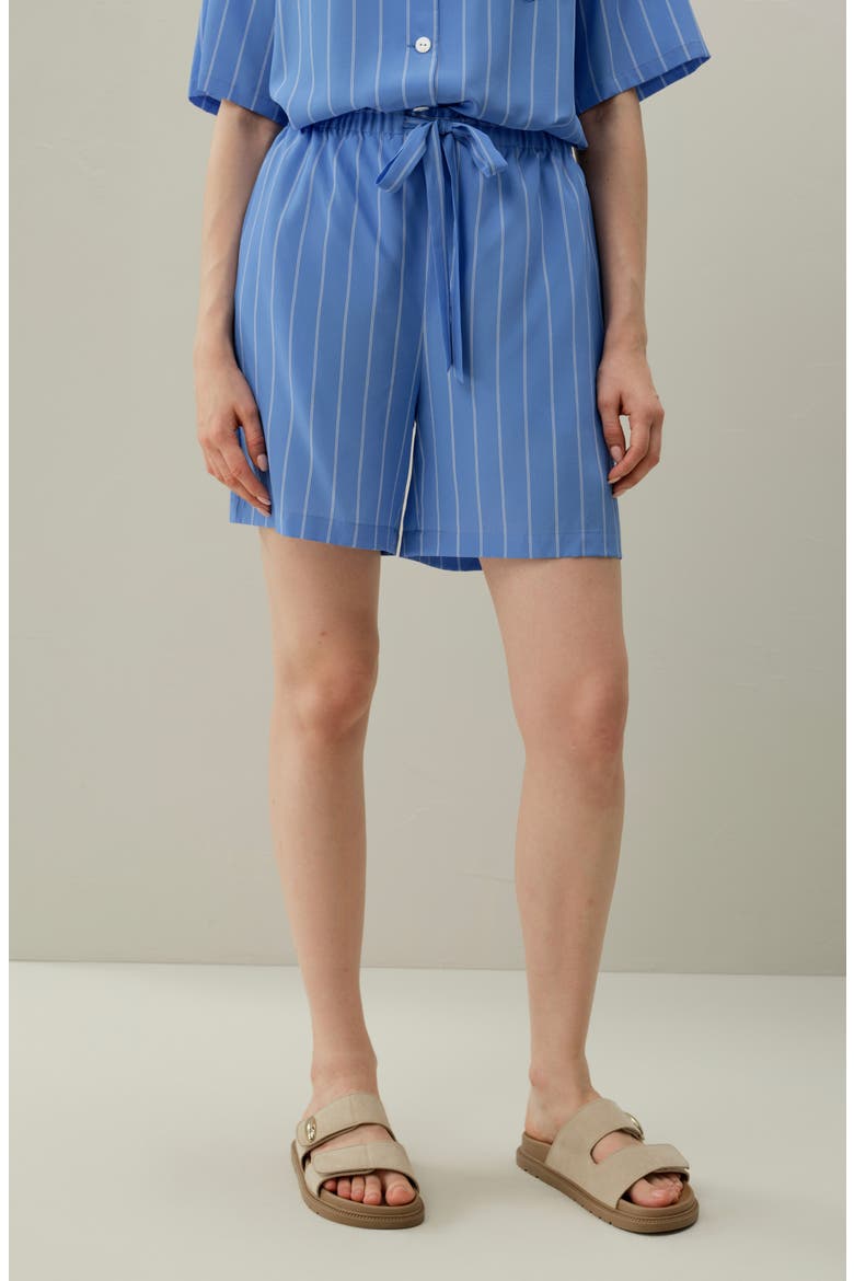 Women's Amalfi Striped Silk Short, Alternate, color, Amalfi Stripe