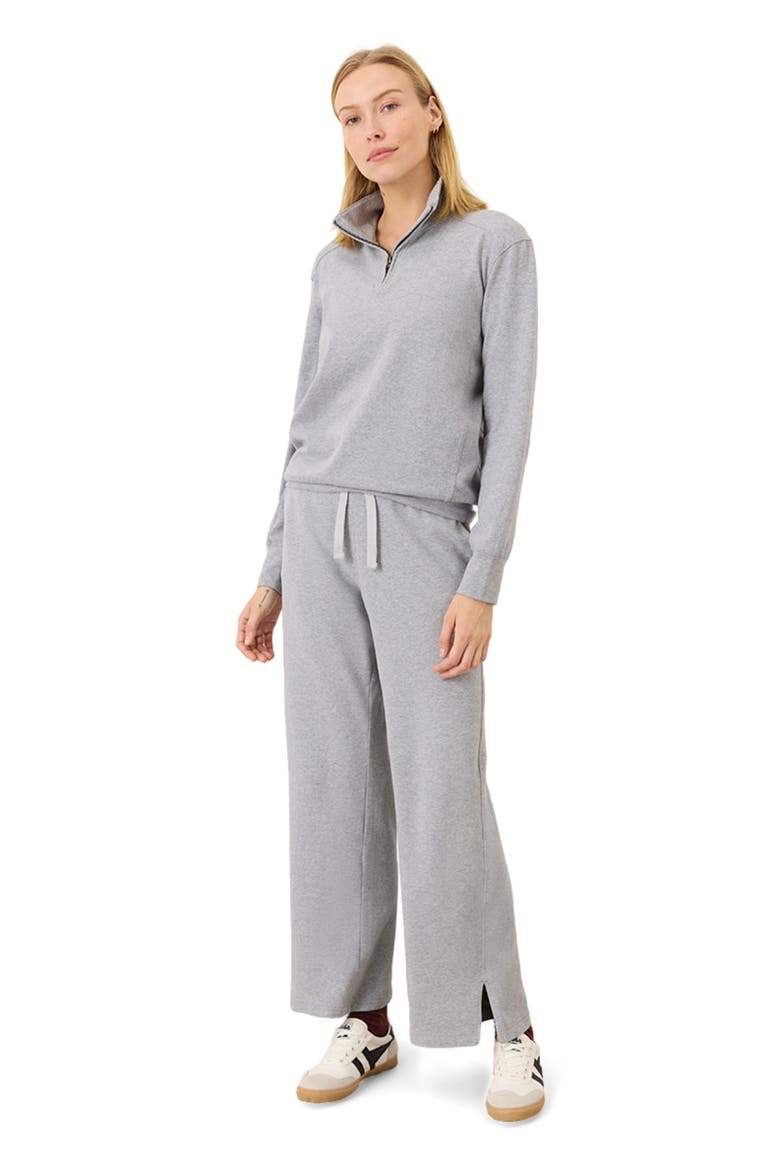 CloudKnit Wide Leg Pant, Alternate, color, Heather Grey