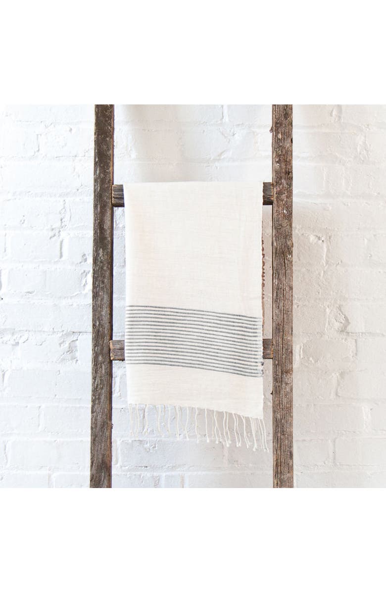 Creative Women Riviera Cotton Hand Towel, Alternate, color, Gray