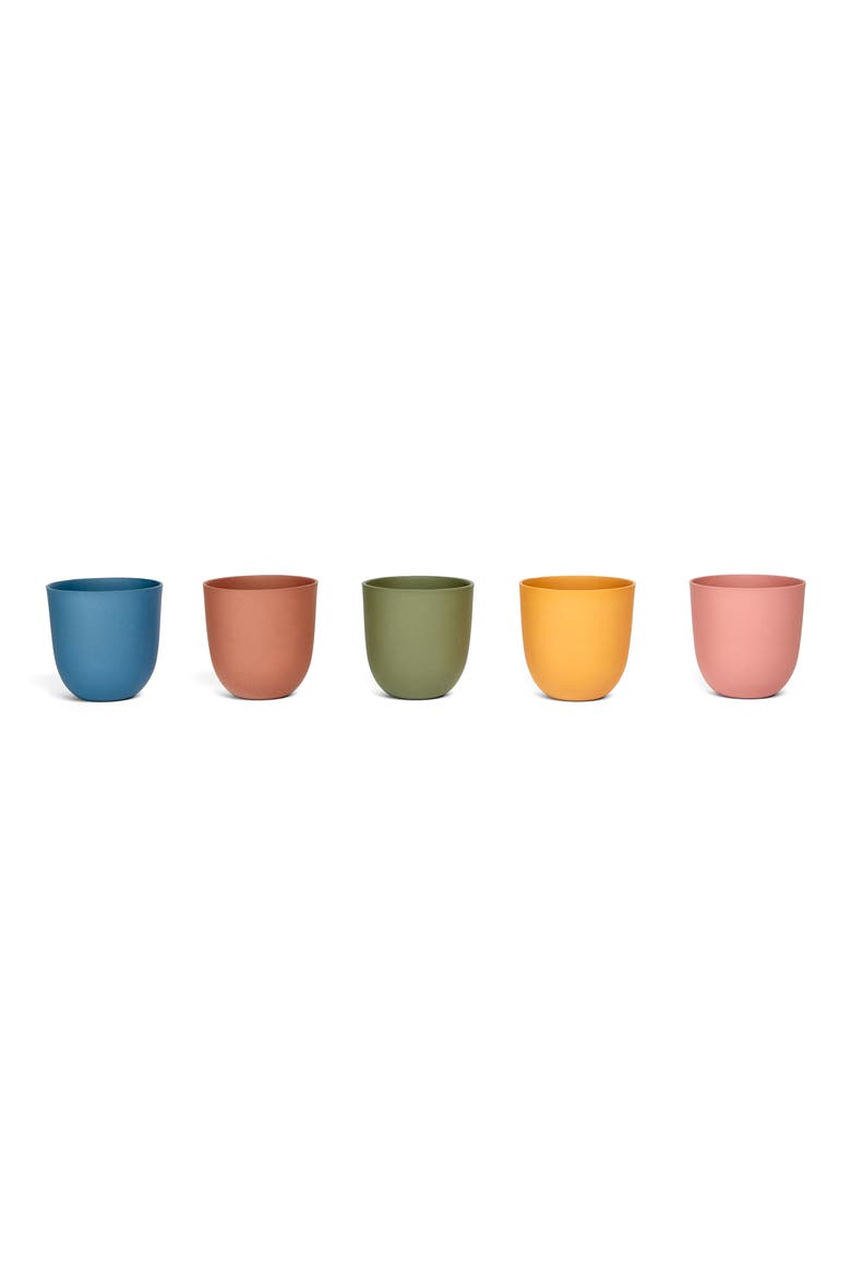Set of 5 Assorted Ceramic Tumblers, Main, color, NO COLOR