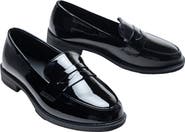 MOUSTACHE Patent Penny Loafers