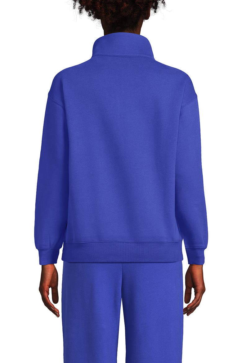 Serious Sweats Relaxed Quarter Zip Pullover Sweatshirt, Alternate, color, Blue Breeze