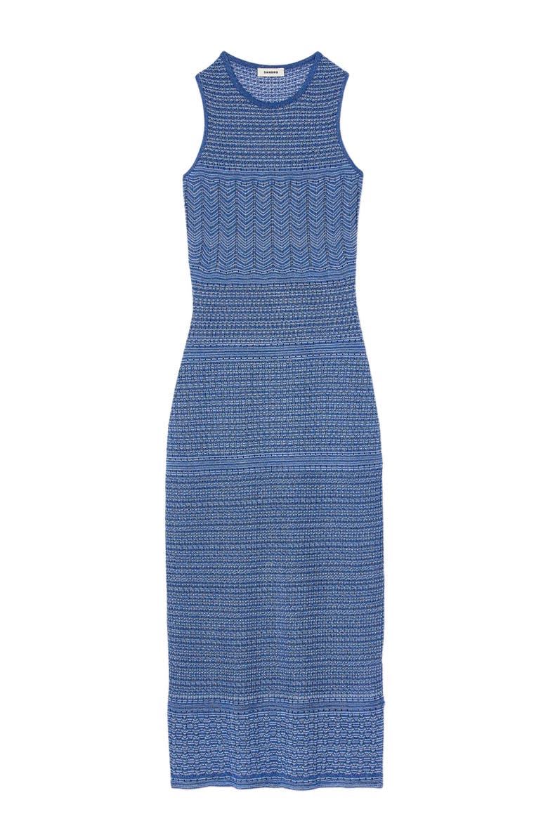 SANDRO Knit midi dress, Alternate, color,