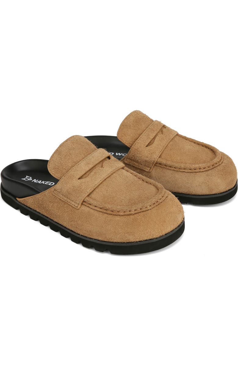 Naked Wolfe Cord Suede Slipper, Main, color, Tan