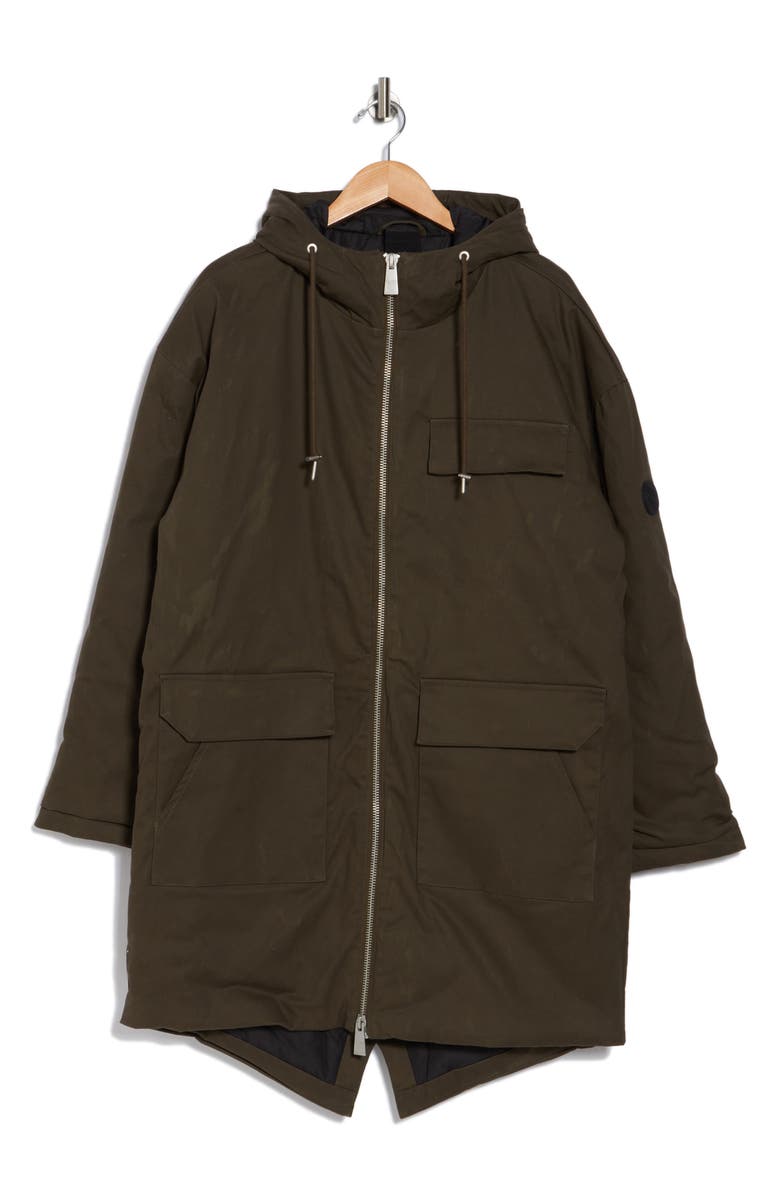 Noize Baker Hooded Full Zip Jacket, Alternate, color, Uniform Green