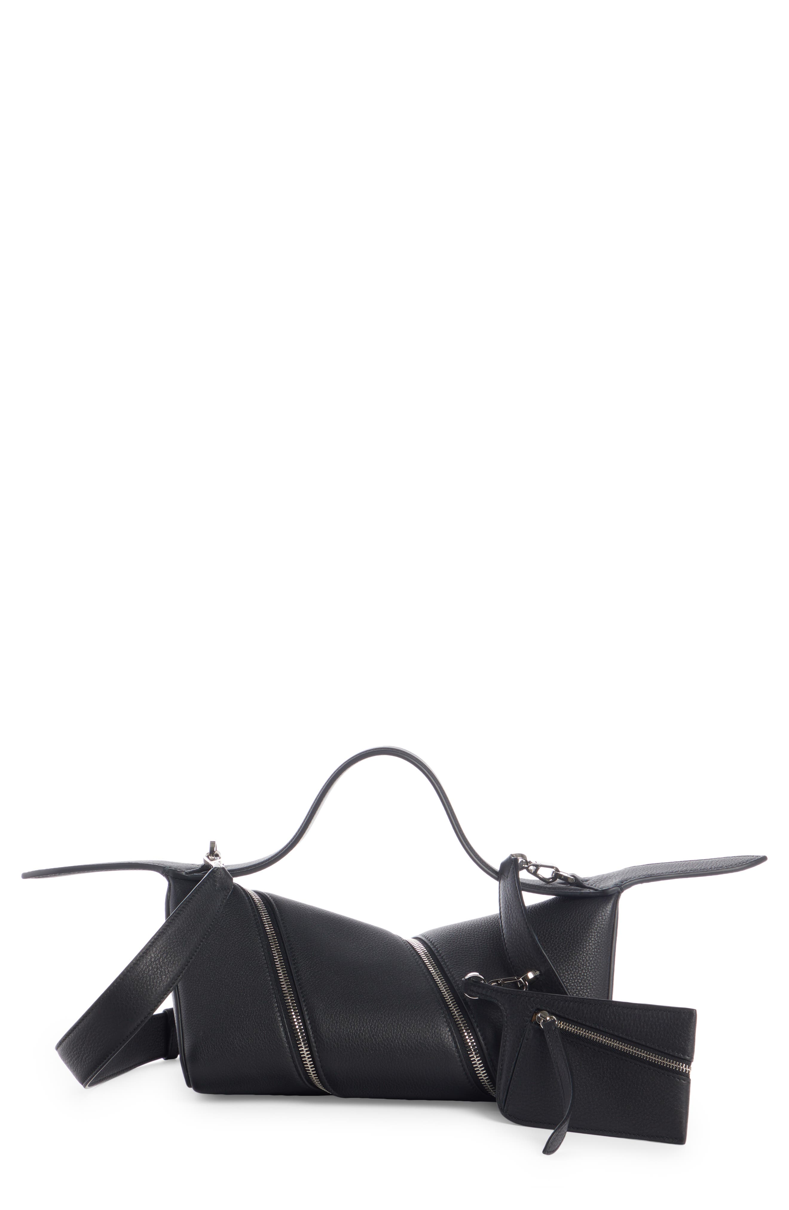 Alaïa Le Zip Leather Top Handle Bag, Main, color, 