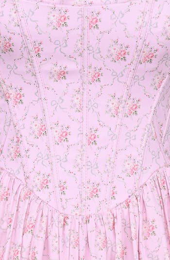 Amara Floral Print Midi Dress
