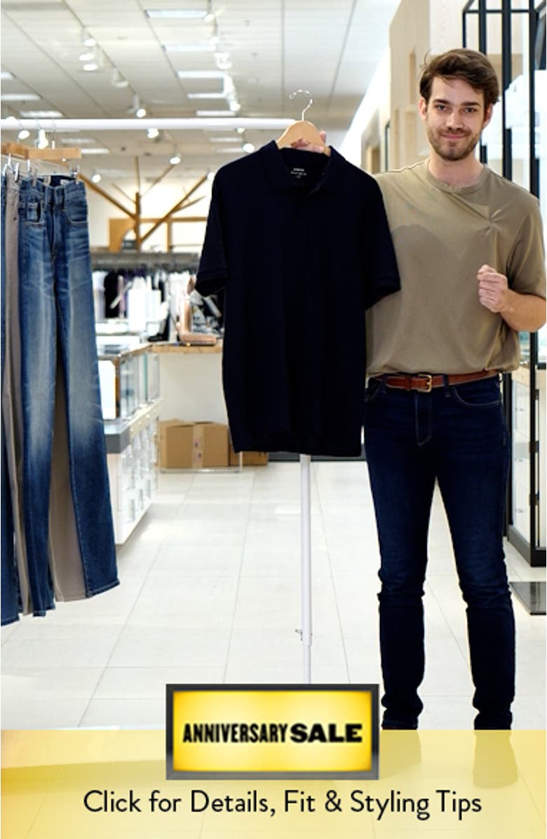 Cotton Slub Jersey Polo