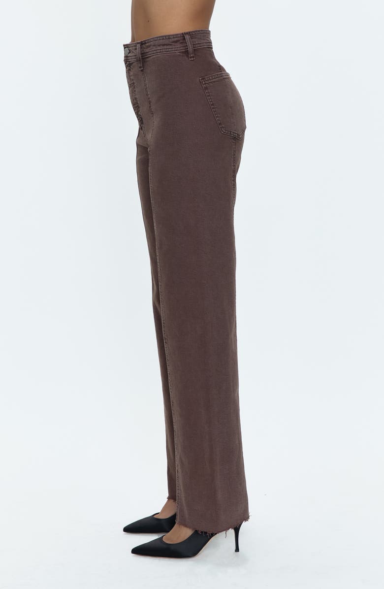 Pistola Penny Seamed Wide Leg Jeans, Alternate, color,