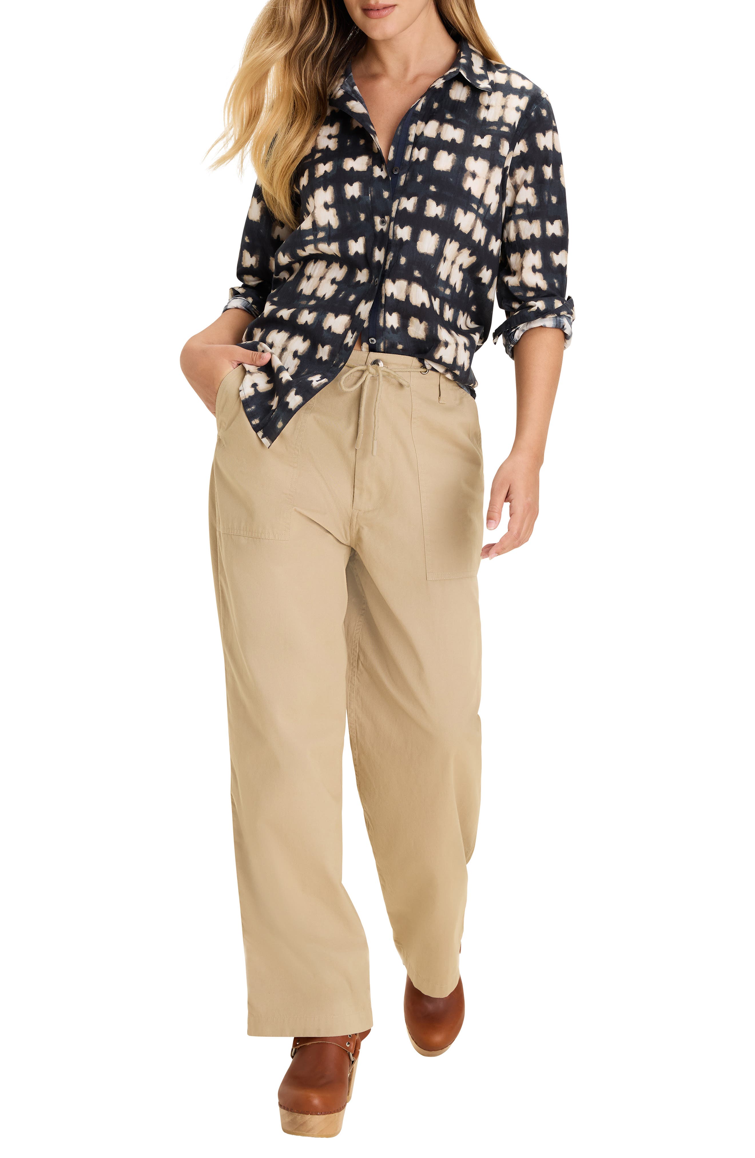 nz BY NIC AND ZOE Shibori Cotton Shirt (Women) | Nordstrom