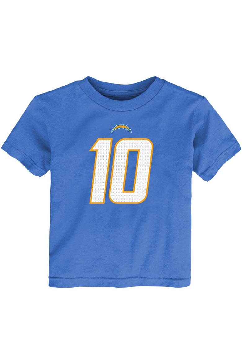 Toddler Nike Justin Herbert Powder Blue Los Angeles Chargers Player Name & Number T-Shirt, Alternate, color, Powder Blue