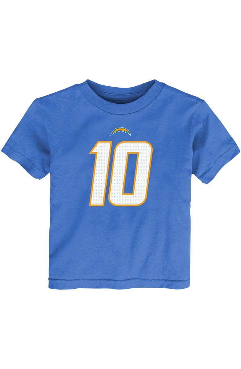 Nike Toddler Nike Justin Herbert Powder Blue Los Angeles Chargers Player Name & Number T-Shirt, Alternate, color, 