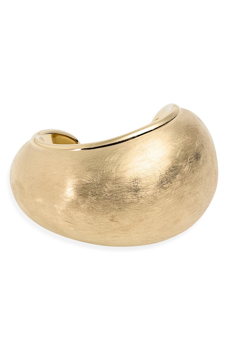 Jacquemus The Raisin Cuff Bracelet, Main, color, Gold / White