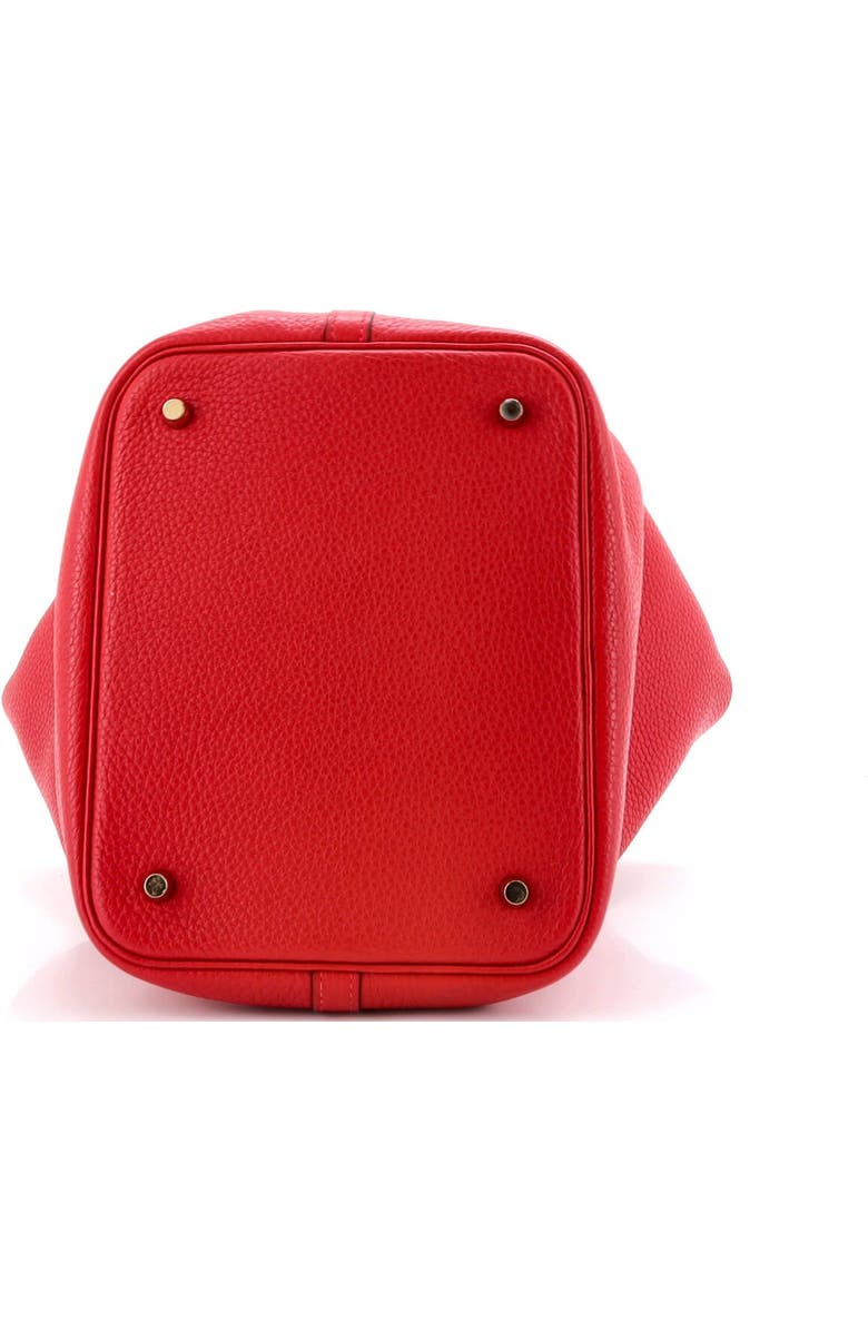 Pre-Owned Hermes Picotin Lock Bag Clemence MM, Alternate, color, Rouge Vif