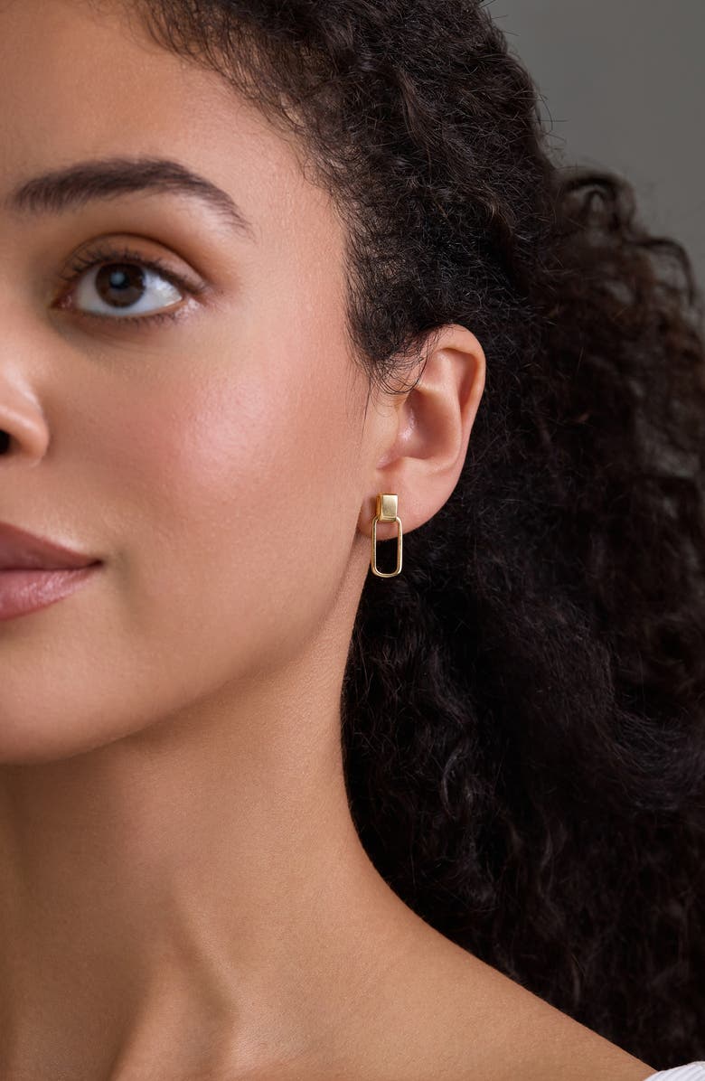 Bony Levy 14K Gold Link Drop Earrings, Alternate, color, 14K Yellow Gold