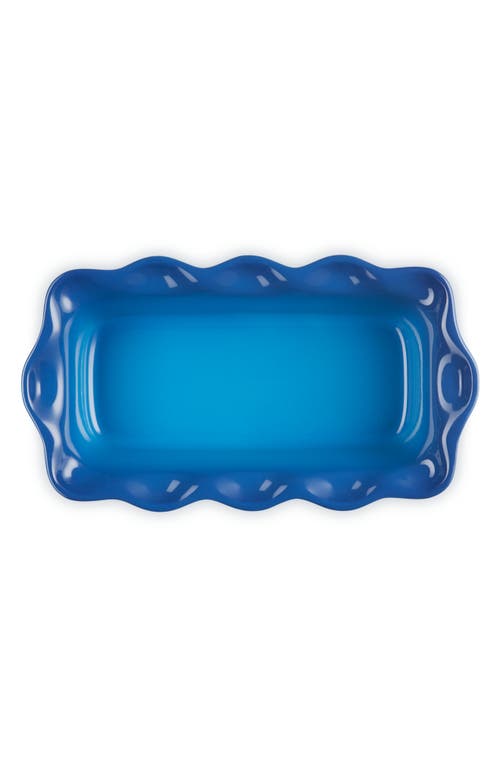 Le Creuset Heritage Stoneware 9-inch Fluted Loaf Pan In Marseille